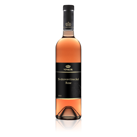 Ružové víno Svätovavrinecké Rosé 2020 - vinárstvo Vinkor Malé Karpaty