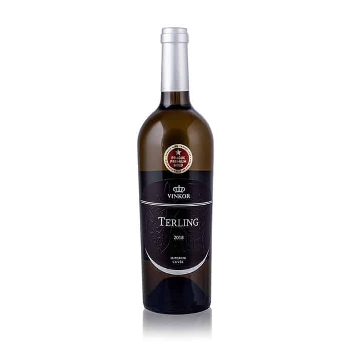Biele víno Cuvée Terling blanc 2018 - vinárstvo Vinkor Malé Karpaty