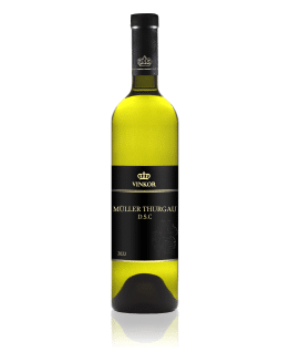 Biele suché víno Müller Thurgau 2022 z rodinného vinárstva Vinkor z Malých Karpát