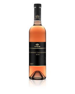Ružové suché víno Cabernet Sauvignon 2021 z rodinného vinárstvo Vinkor