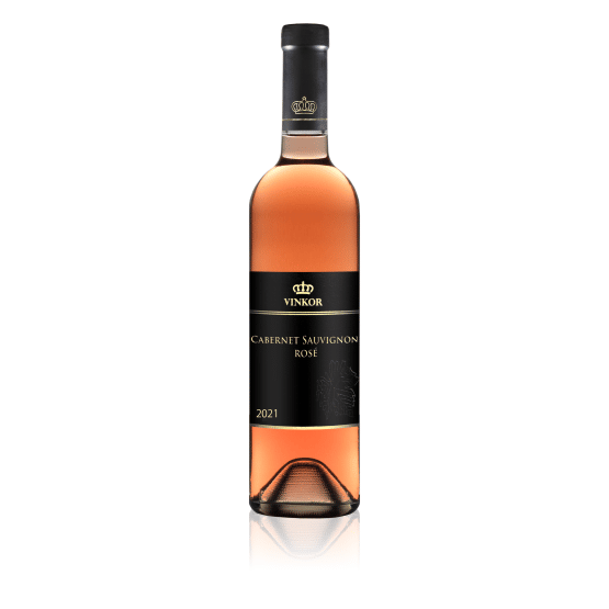 Ružové suché víno Cabernet Sauvignon 2021 z rodinného vinárstvo Vinkor