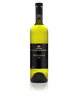 Biele suché víno Sauvignon 2021 z vinárstva Vinkor