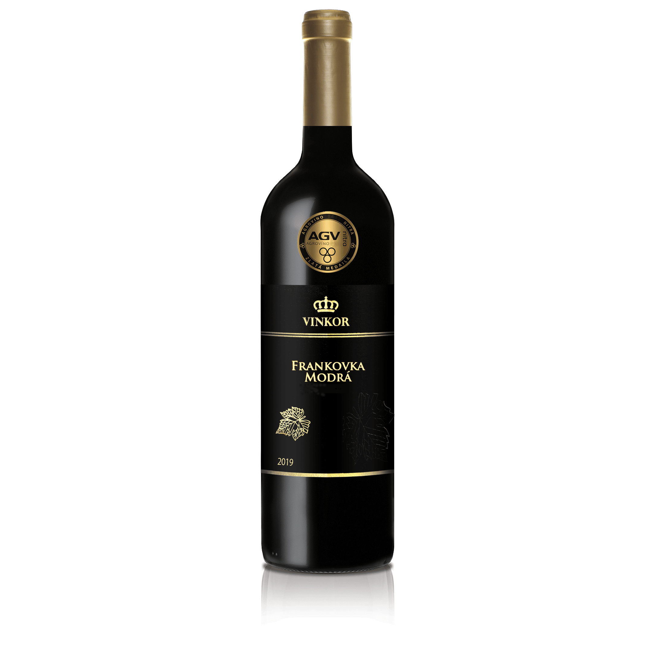 Červené víno Frankovka modrá 2019 z rodinného vinárstva Vinkor z Vinosadov