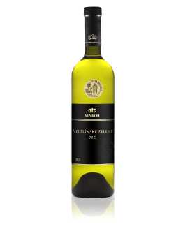 Bielesuché víno Veltlínske zelené 2021 z vlastných vinohradov - vinárstvo Vinkor Malé Karpaty