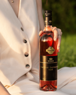 Ružový Cabernet Sauvignon Rosé 2023 z rodinného vinárstva Vinkor z Malých Karpát