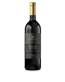 Červené víno Cabernet Sauvignon 2021 z rodinného vinárstva Vinkor z Malých Karpát
