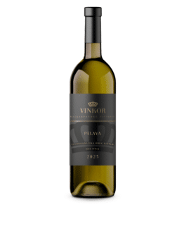 Biele suché víno Pálava 2023 z rodinného vinárstva Vinkor z Malých Karpát