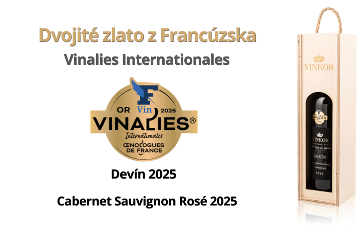 Dvojitá zlatá medaila pre vína z vinárstva Vinkor na Vinalies Internationales 2026 vo Francúzsku